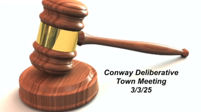Conway Deliberative Town Meeting (3/3/25)
